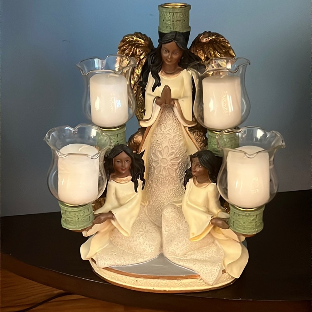 Ángel Candle Holder